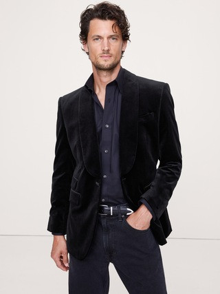Velvet Tuxedo Jacket | Banana Republic (US)