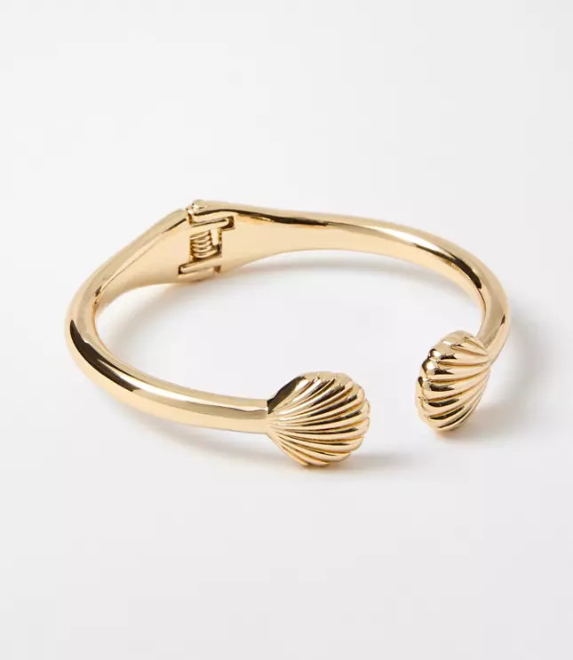 Seashell Open Cuff Bracelet | LOFT