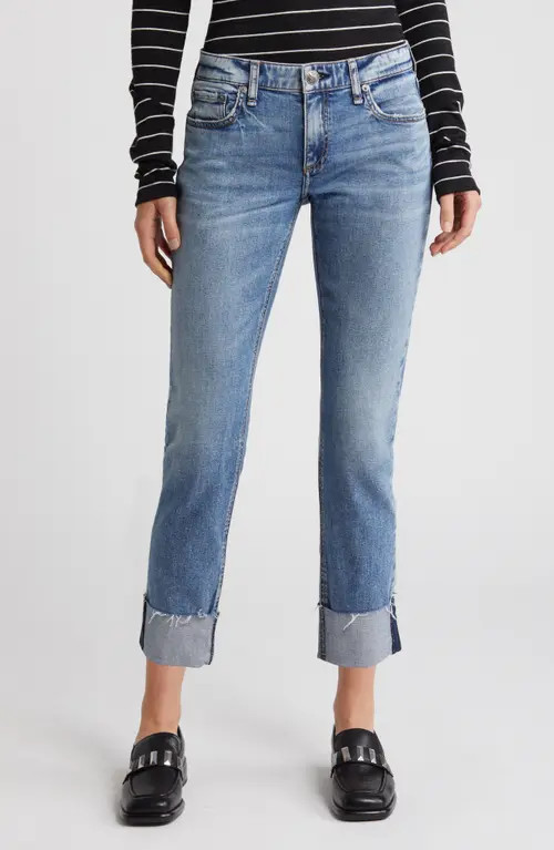 rag & bone Dre Low Rise Slim Boyfriend Jeans in Dora at Nordstrom, Size 31 | Nordstrom