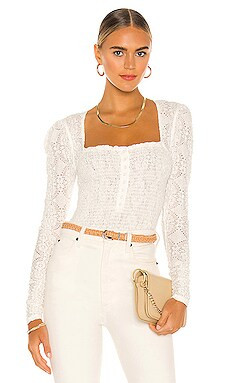 Free People Confection Top in Evening Cream from Revolve.com | Revolve Clothing (Global)