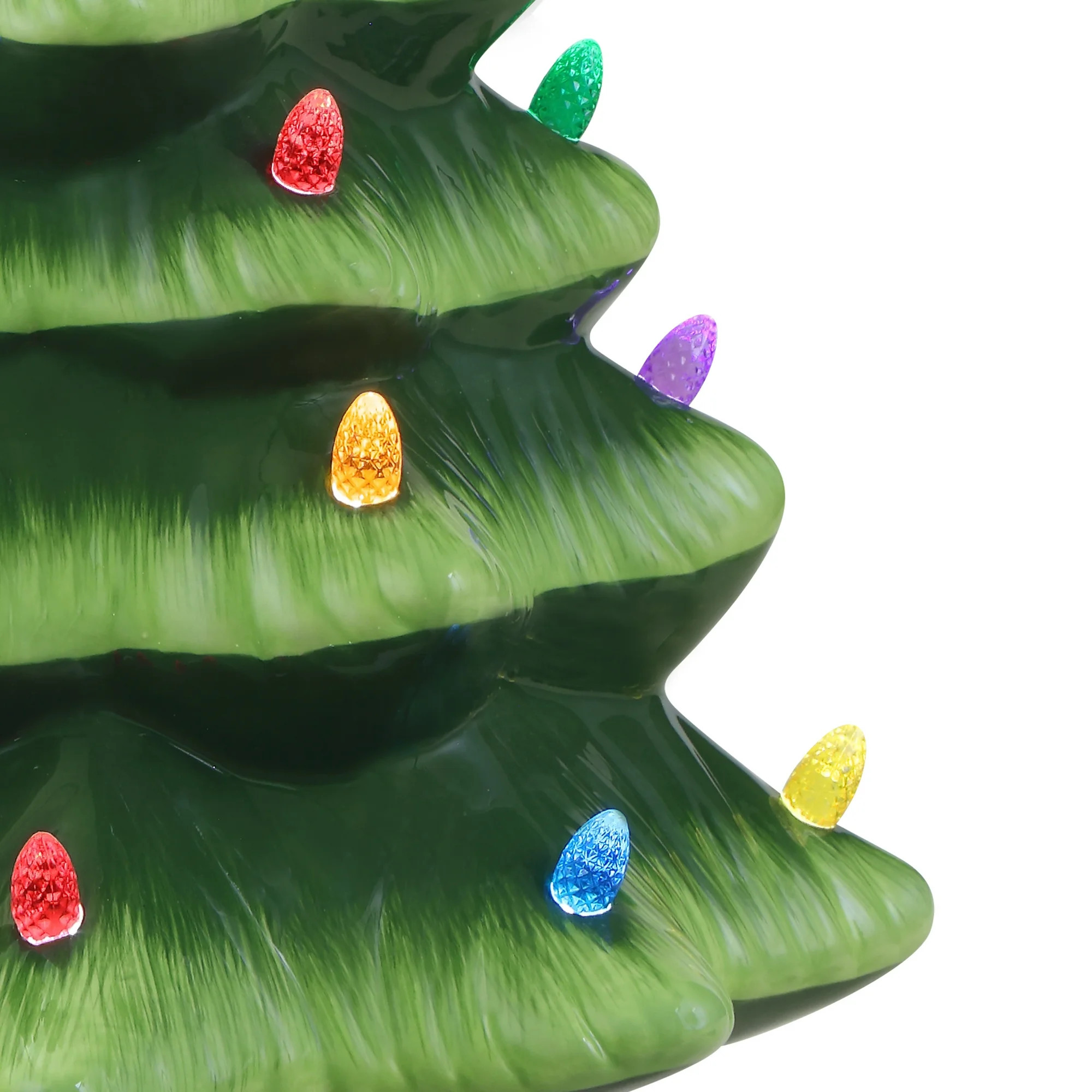 Mr. Christmas 15-inch Nostalgic Green Ceramic Tree | Walmart (US)