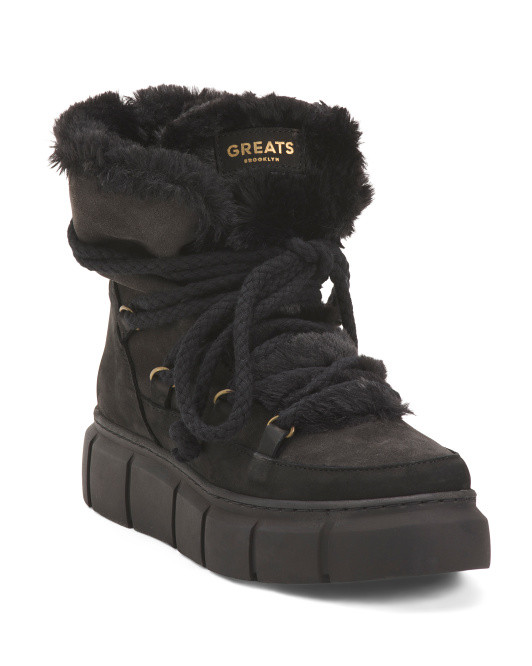 Made In Portugal Suede Madison Boots | TJ Maxx