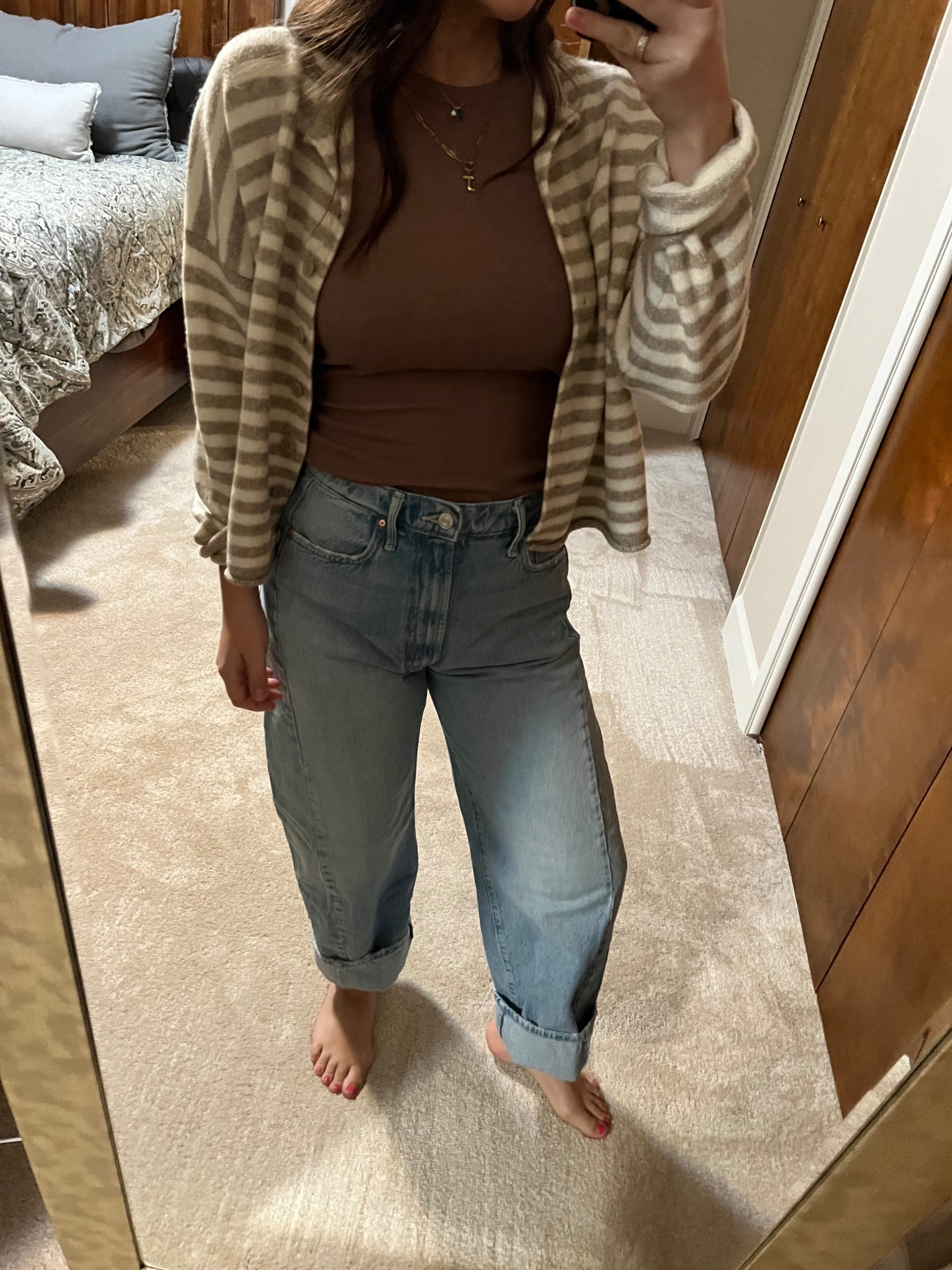 This super cute cardigan is perfect for this almost fall weather! #momfit #nursingfriendly #postpartum #workingmom #fall #casual #neutral

#LTKStyleTip #LTKWorkwear #LTKFindsUnder50