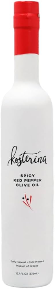 Spicy Red Pepper Olive Oil, Cold-Pressed EVOO, Made from 100% Pure Early Harvested Koroneiki Oliv... | Amazon (US)