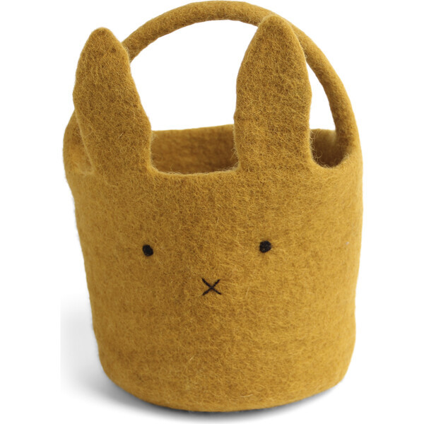 Big Bunny Easter Basket, Ochre | Maisonette
