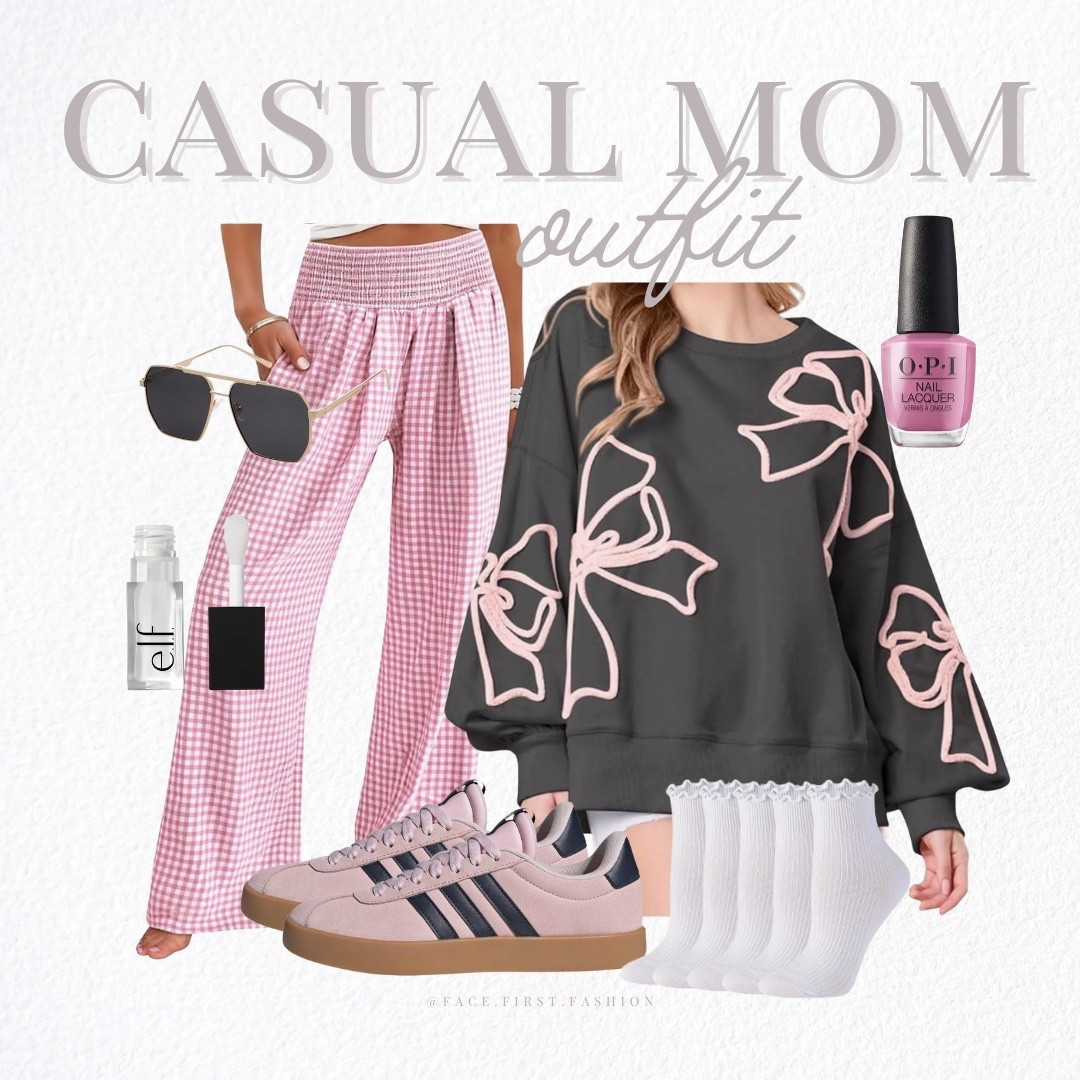 Casual mom outfit from Amazon! Would be cute for Valentine’s Day too! 

#LTKootd #LTKSeasonal #LTKmomlife