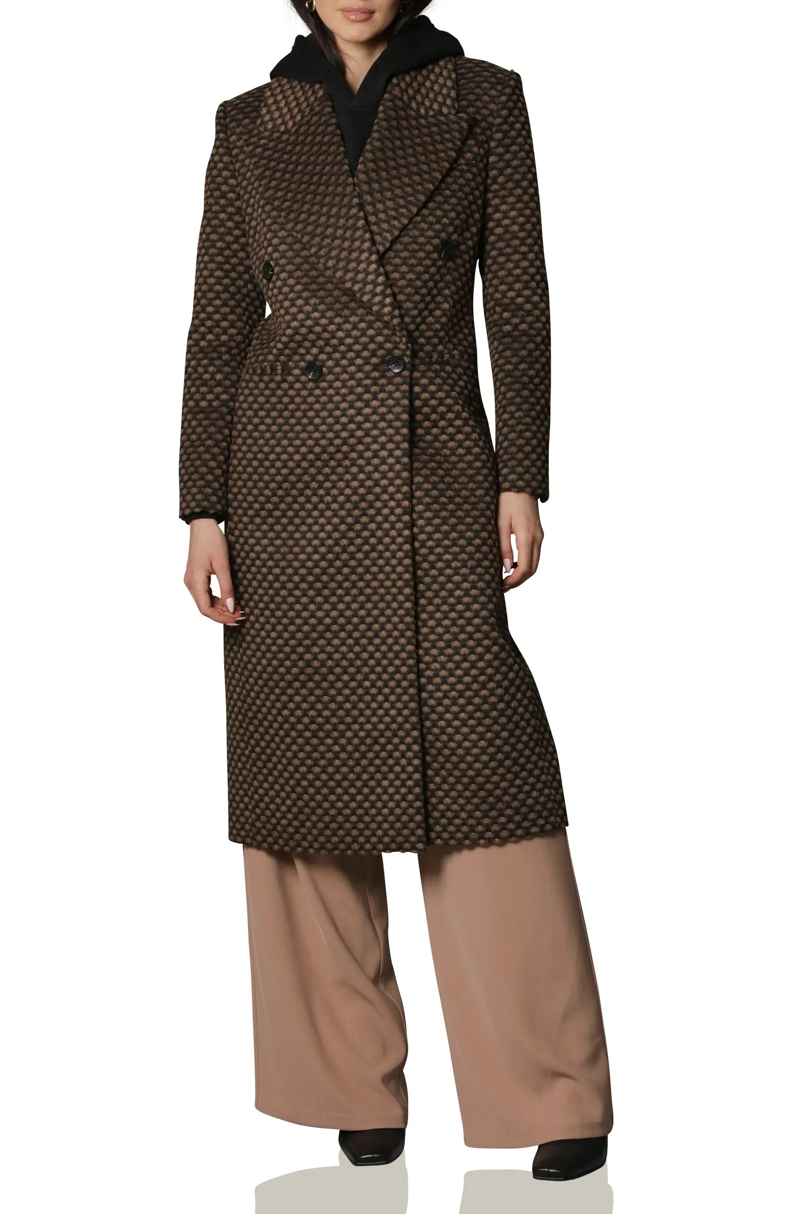 Avec Les Filles Double Breasted Coat | Nordstrom | Nordstrom