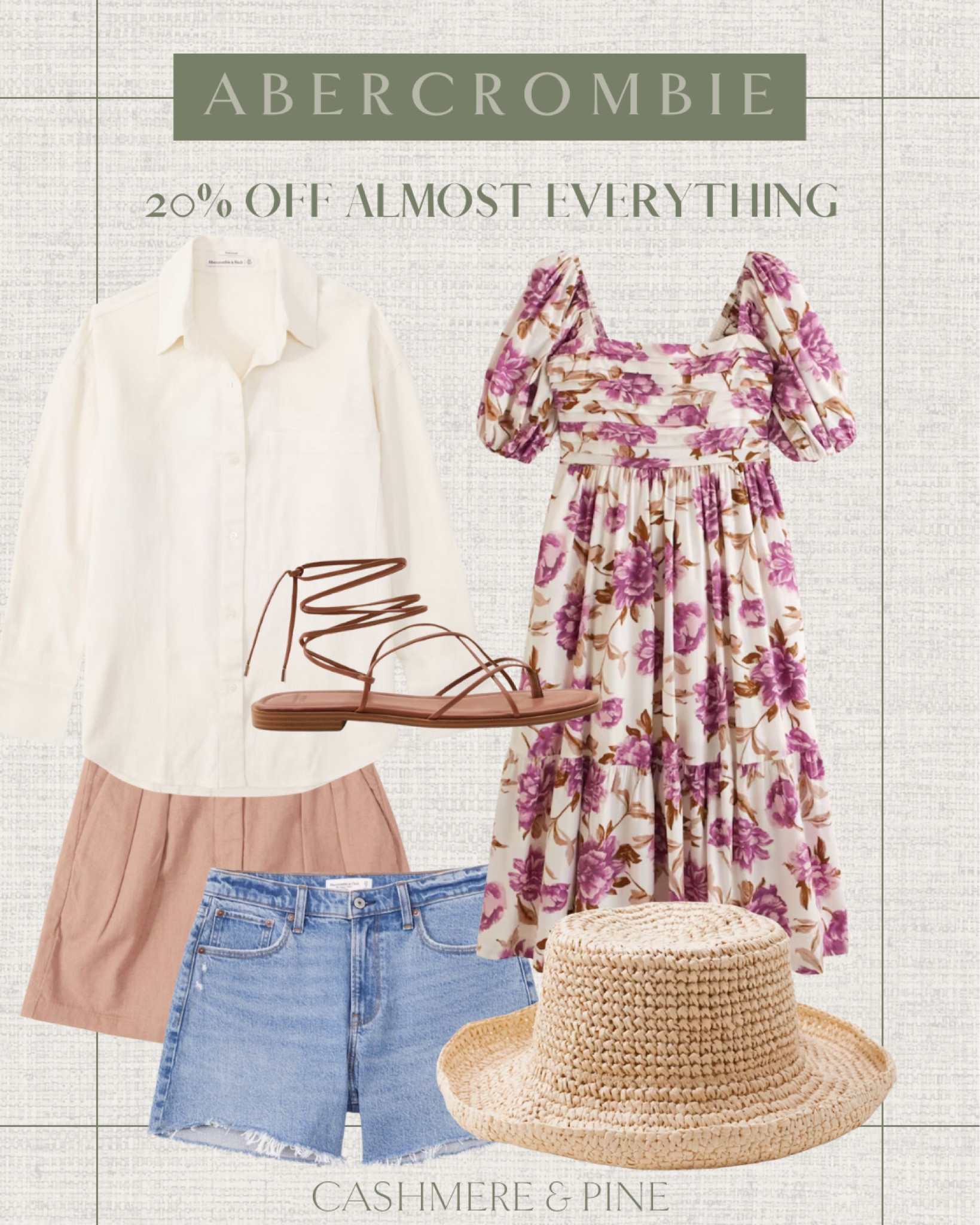 20% almost everything at A&F

Casual outfits, summer 2023 fashion, spring outfit inspo, linen favorites 

#LTKunder100 #LTKsalealert #LTKstyletip