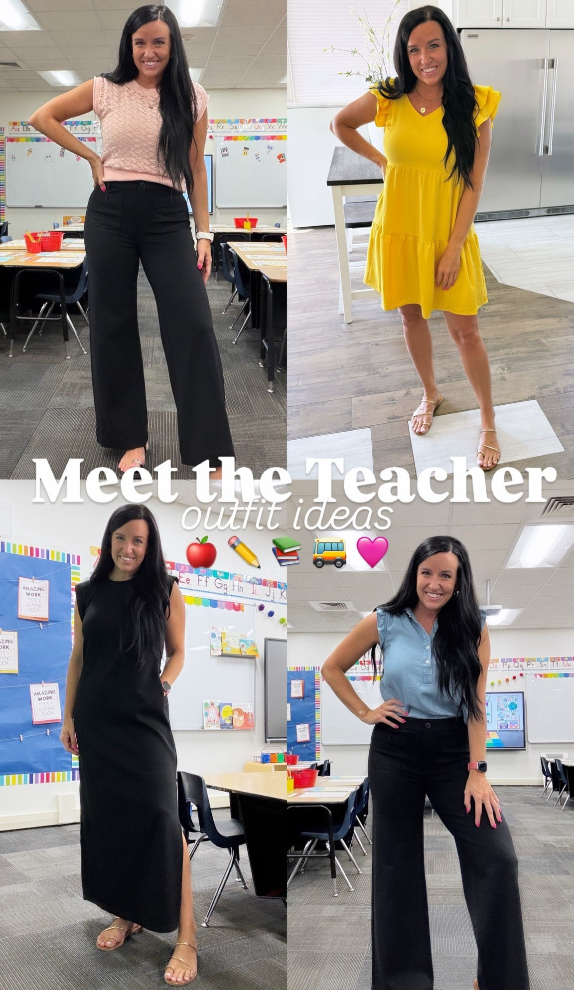Meet the teacher / Open House outfit ideas! Dress these up with heels, loafers, or mules. Add your favorite accessories and don’t forget your smile! New school year, here we come!


Back to school outfit ideas, teacher outfits, casual workwear, Amazon outfits, Loft Palmer pants

#LTKSaleAlert #LTKWorkwear #LTKdayinmylife