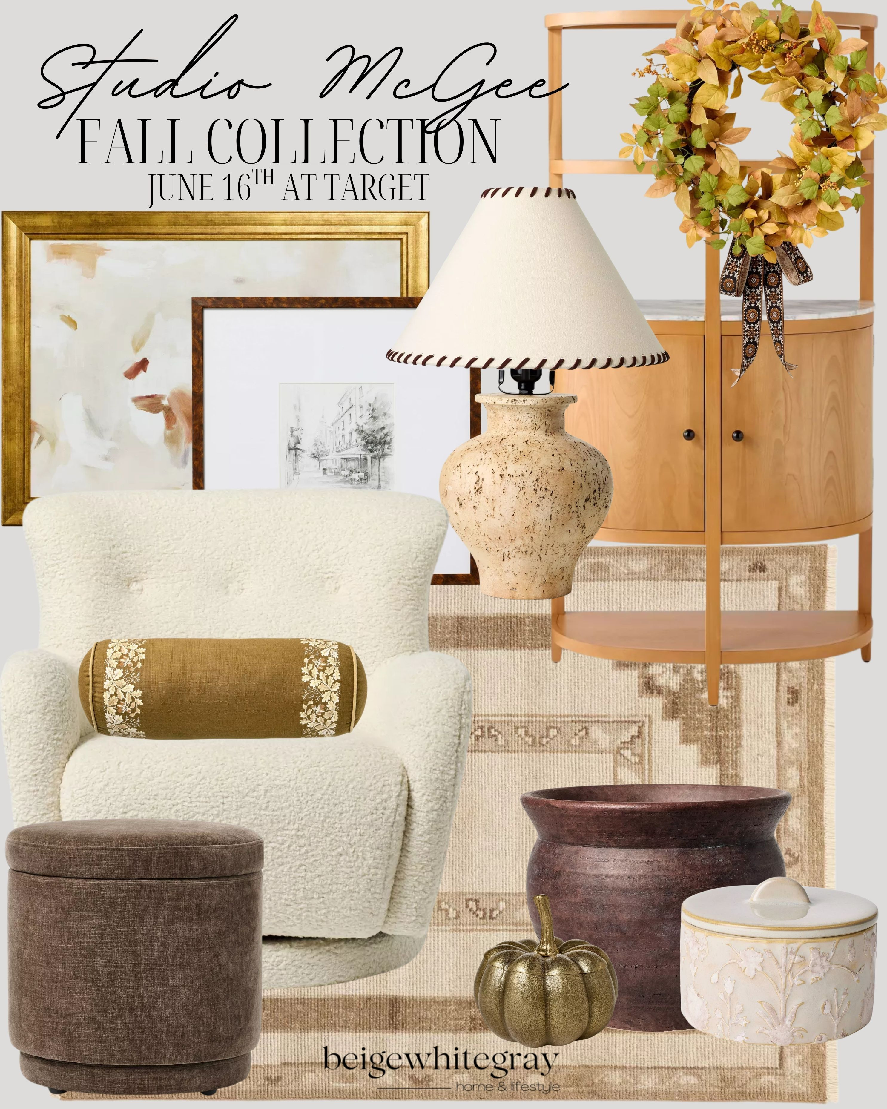Studio McGee Fall Collection at Target! Available June 16th!
Target Home / Studio McGee Fall / Studio McGee Furniture / Studio McGee Decor / Brass Pumpkins / Earth Tones / Vintage Framed Art / Cozy Throw Blankets / Textured Throw Pillows / Faux Fall Foliage / Amber Glass Vases / Rattan Baskets / Woven Pumpkins / Terracotta Planters / Moody Decor / Fluted Candle Holders / Dried Floral Arrangements / Pumpkin-Scented Candles / Linen Tablecloths / Moody Fall Wreaths / Neutral Doormats / Ceramic Mugs / Velvet Accents / Wooden Bead Garlands / Layered Area Rugs / Soft Knit Poufs / Autumn-Inspired Wall Art / Gold Lanterns / Rustic Wooden Trays / Boucle Furniture / Modern Organic Home / Neutral Home Decor / Fall Home /  

 

#LTKSeasonal #LTKHome #LTKStyleTip