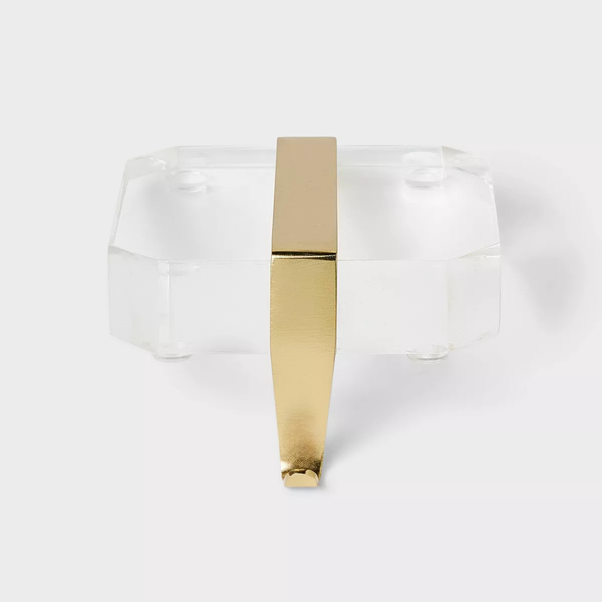 Lucite Christmas Stocking Holder Gold - Threshold™ designed with Studio McGee | Target