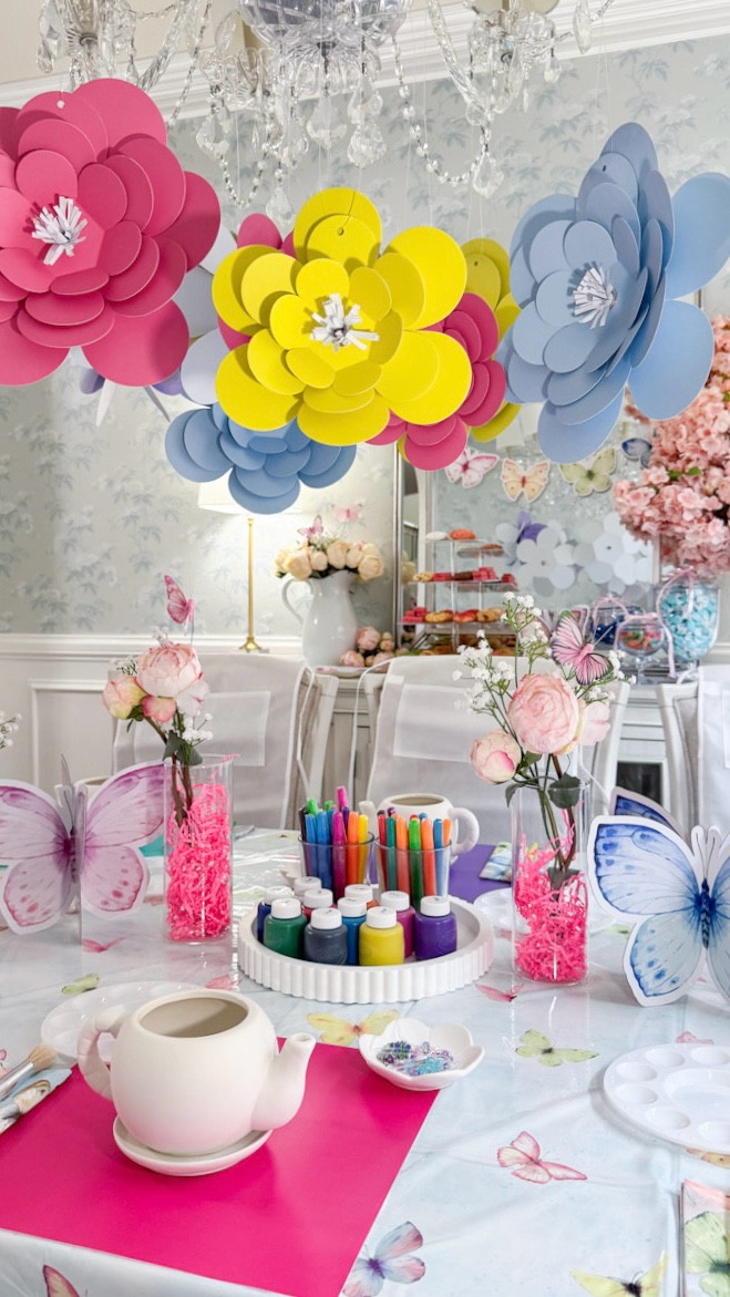 🦋 A Butterfly Garden party with spring crafts is the sweetest way to welcome the season for little creatives—and Oriental Trading Company has everything you need! 

🦋From decorating personalized aprons and painting clay teapot planters to making butterfly & daisy charm bracelets - every moment was full of creativity. Once the pots were dry, we planted the prettiest flowers to finish it all off! 🌸 So many fun and easy spring crafts—perfect for a garden-themed party or keeping kids entertained! 

#kidsparty #gardenparty #partyideas #springcrafts

#LTKHome #LTKSeasonal