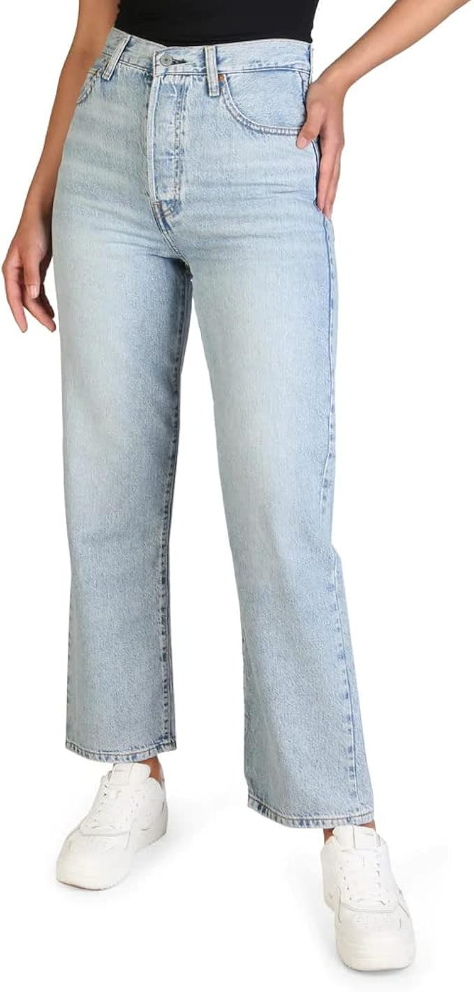 Levi's Women's Ribcage Straight Ankle Jeans | Amazon (UK)