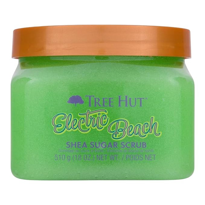 Tree Hut Electric Beach Shea Sugar Scrub, Exfoliating, Hydrating & Moisturizing Body Scrub with S... | Amazon (US)