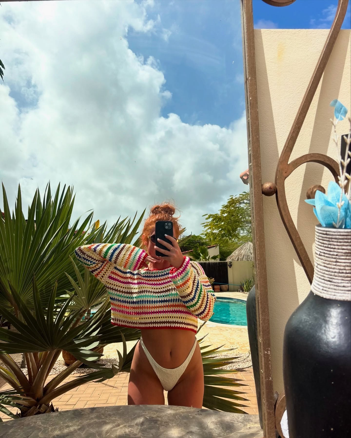 one happy girl 🌈💛🦋🌸🦎😋 @vici 
dc: ELYSSASAVE30

#travel #coverup #crochet #colorful #spring #LTKswim #swim 

#LTKSwim #LTKTravel #LTKSpringSale