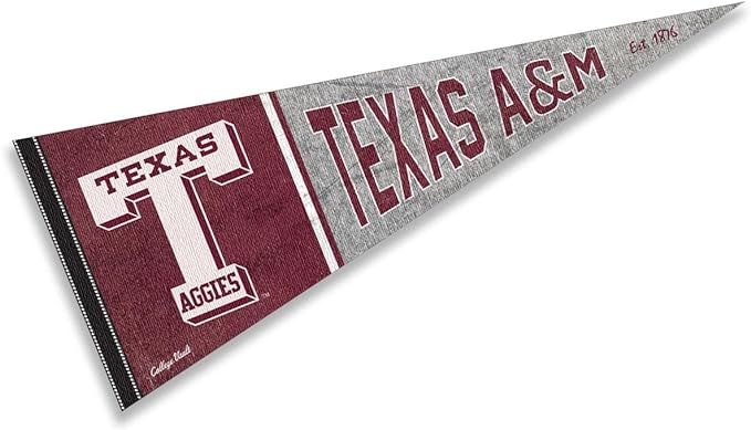 Texas A&M Aggies Pennant Throwback Vintage Banner | Amazon (US)