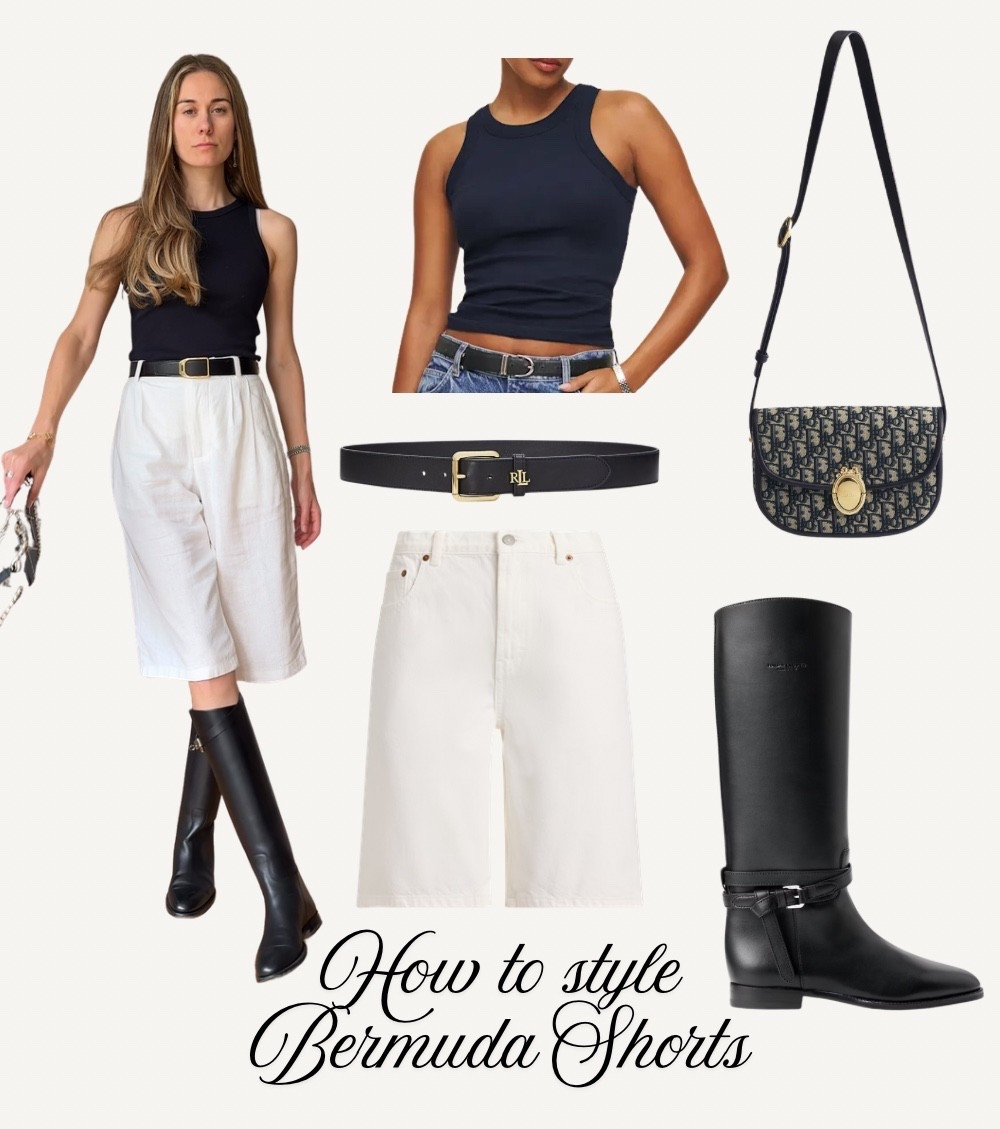 How to style Bermuda shorts series #jorts #longshorts #bermudashorts 

#LTKsummer #LTKstyletip  #LTKxRalphLauren