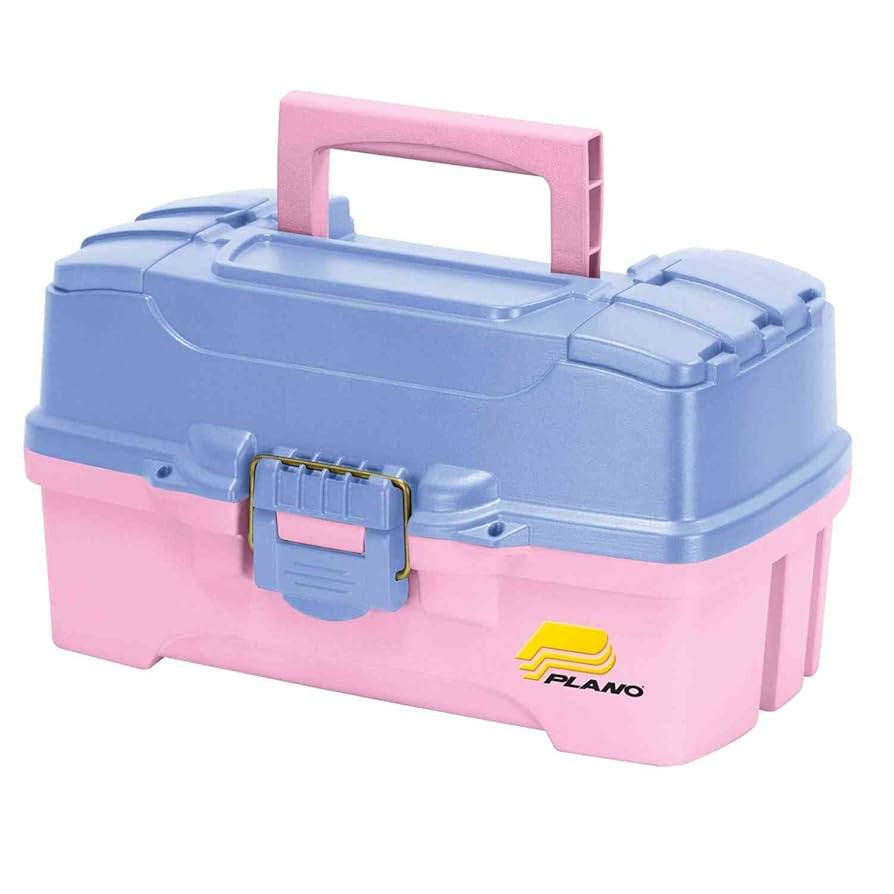 Plano 2-Tray Tackle Box with Dual Top Access, Periwinkle/Pink, One Size (620292) | Amazon (US)