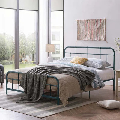 Bed with Rounded Corner Headboard and Footboard | Wayfair North America