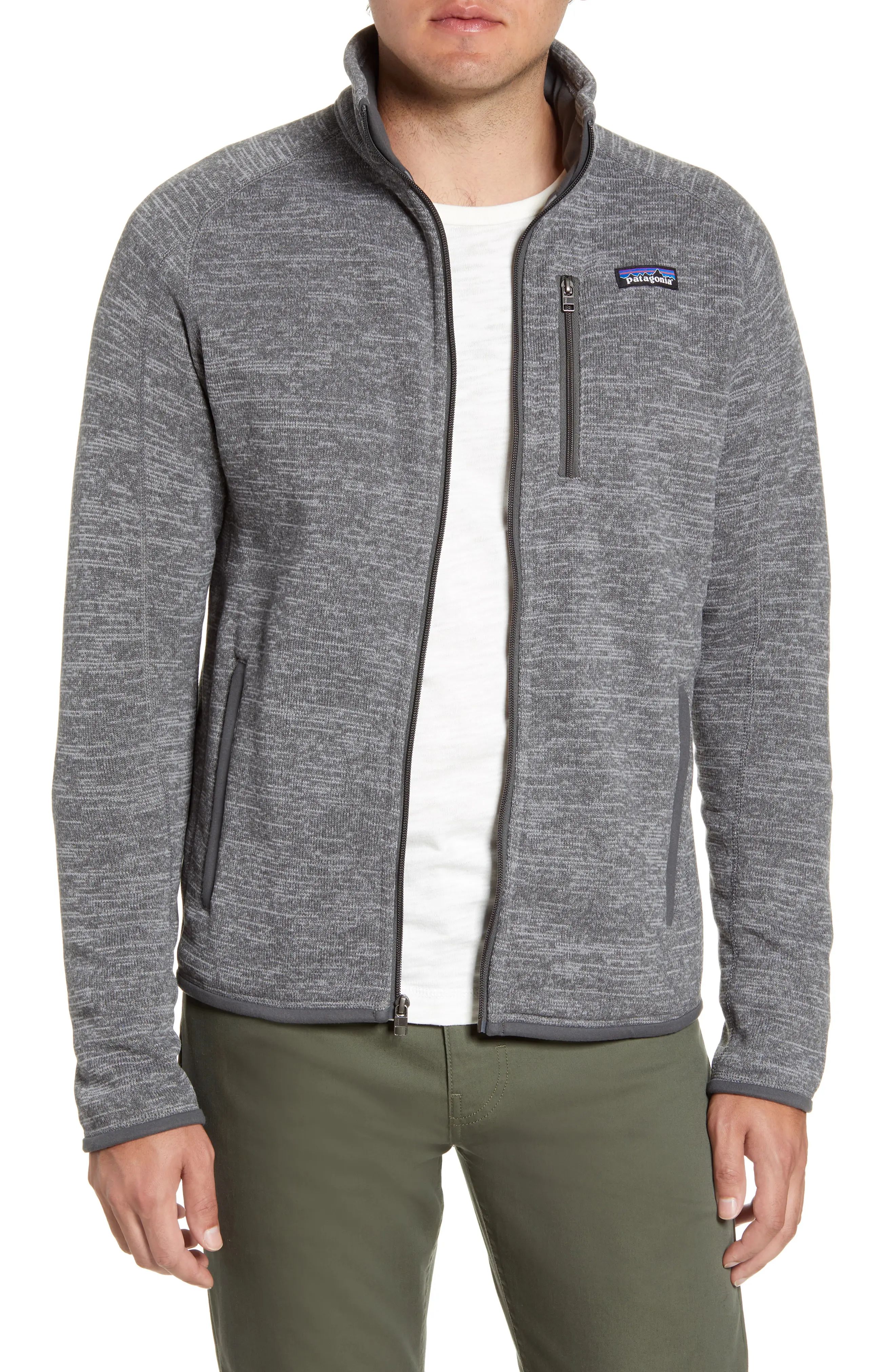 Men's Patagonia Better Sweater Zip Jacket, Size Medium - Grey | Nordstrom