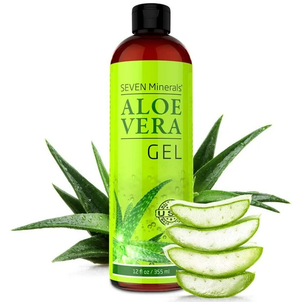 Organic Aloe Vera Gel - Big 12 oz - NO XANTHAN, so it Absorbs Rapidly with No Sticky Residue - ma... | Walmart (US)
