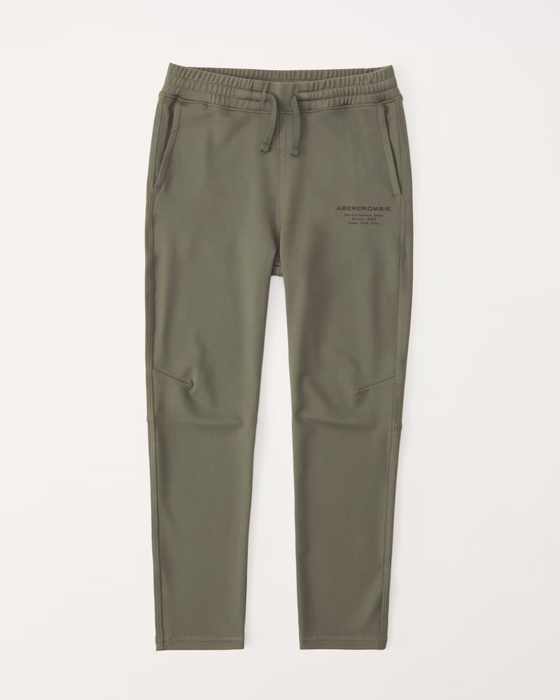 active logo taper sweatpants | Abercrombie & Fitch (US)