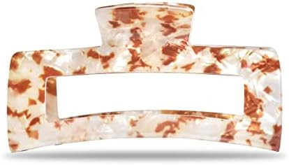 Kitsch Jumbo Open Shape Claw Clips | Holiday Gift Hair Clips for women | for Updos (Brown) | Amazon (US)