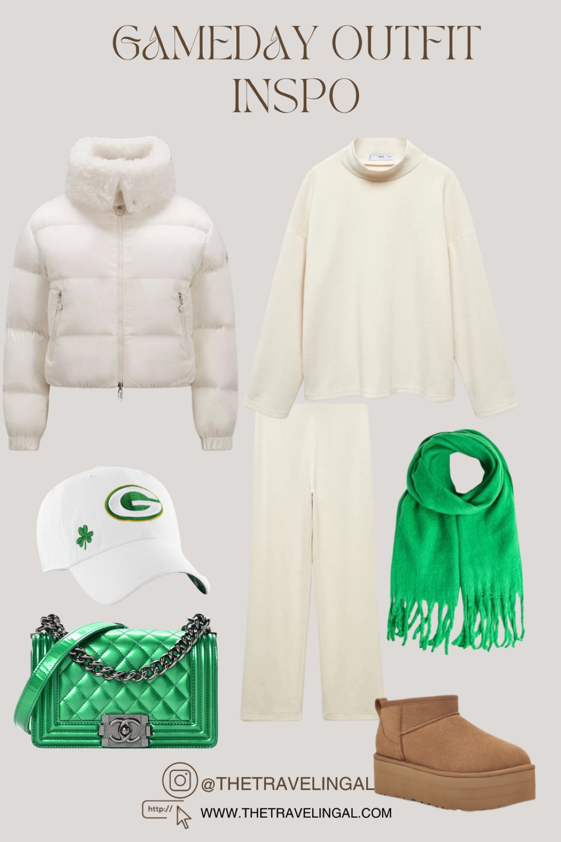 #CasualOutfit
#WinterOutfit 
#WinterFashion 
#WinterWhite 
#GameDay