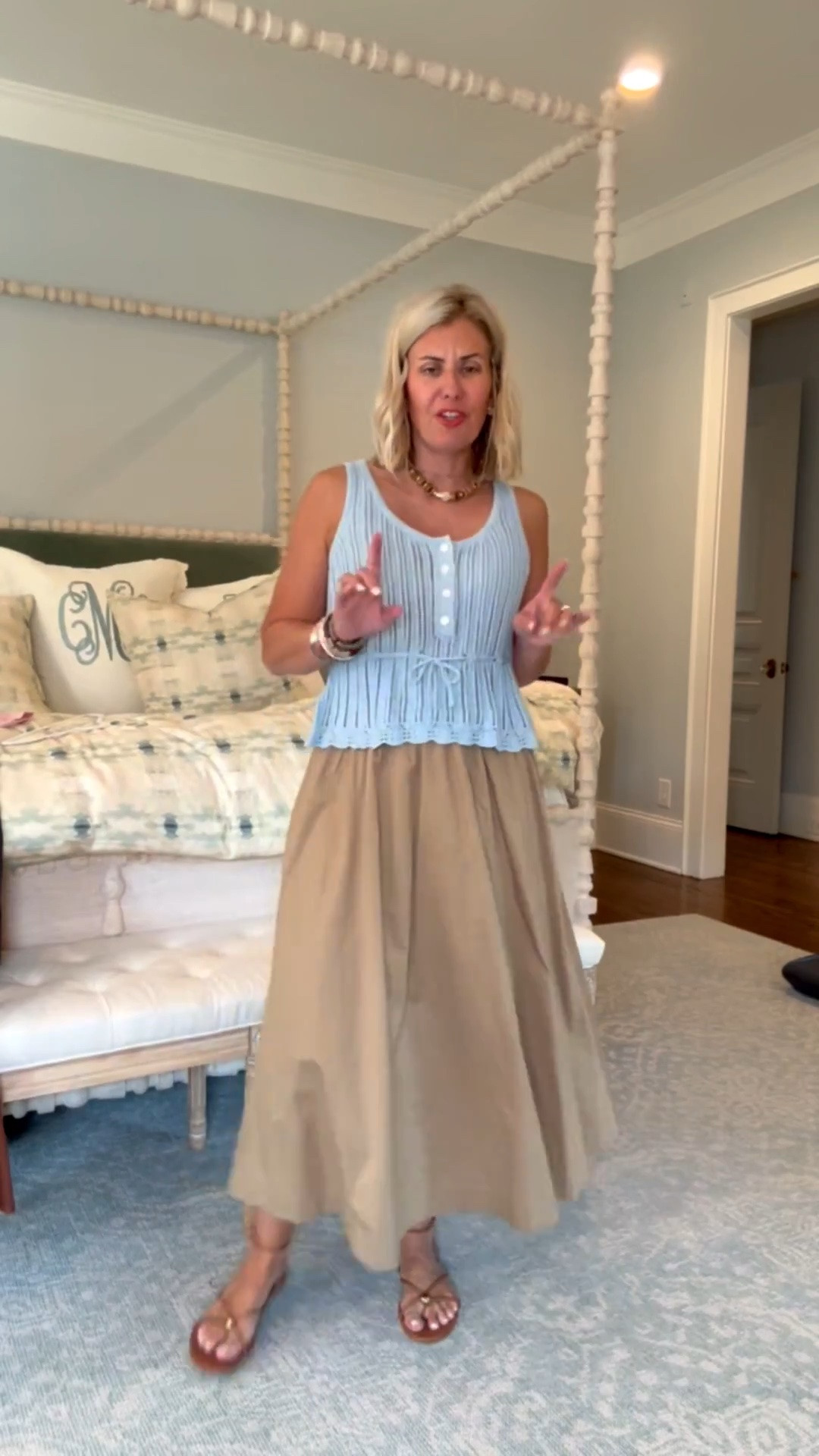 Such an adorable look! Old Navy for the win! I’m in xs top, small skirt and 8 sandals. 

*code mixandmatch for 25% off Erin McDermott

#LTKOver40 #LTKSeasonal #LTKPetite