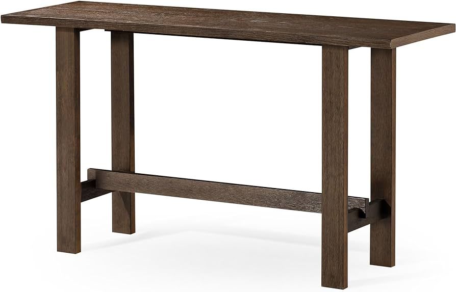 Maven Lane Hera Rustic Rectangular Accent Console Table for Small Spaces and Front Door Entrance ... | Amazon (US)