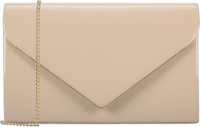 MOJISOLO Women's Evening Clutch Bags for Formal Cocktail Prom Wedding Party Patent Leather Dressy... | Amazon (US)