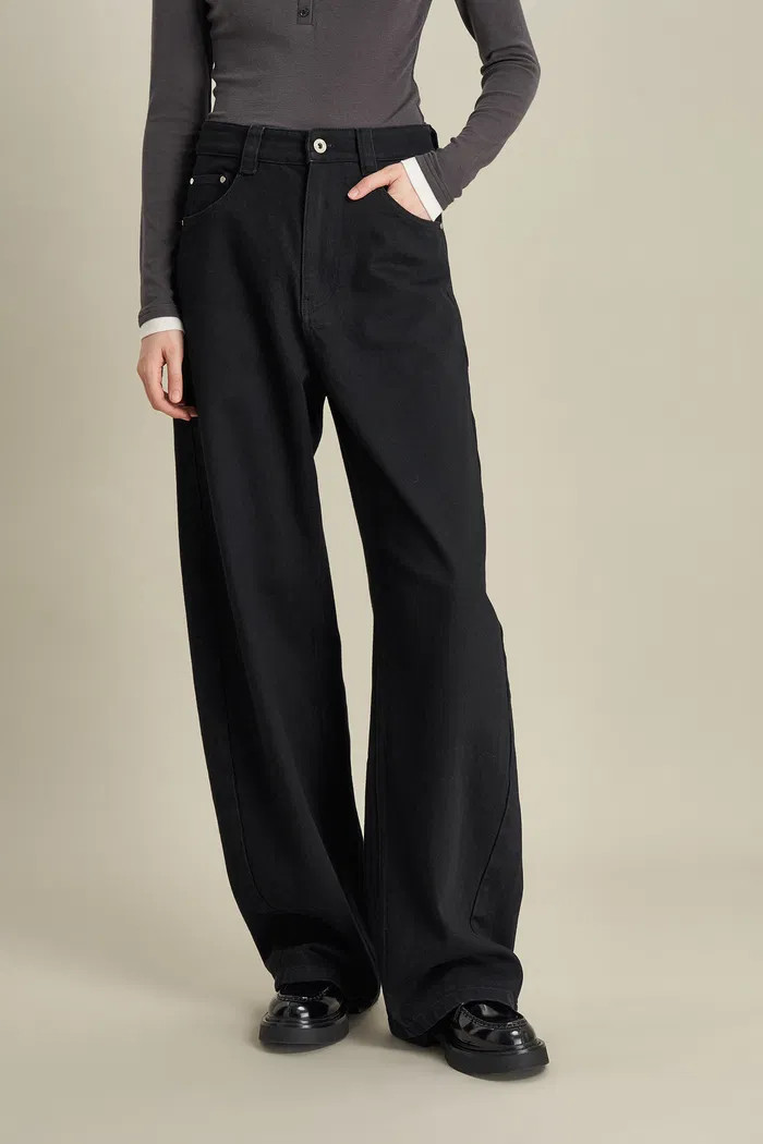 Akari Barrel Leg Jeans in Turkish Denim | Fabrique