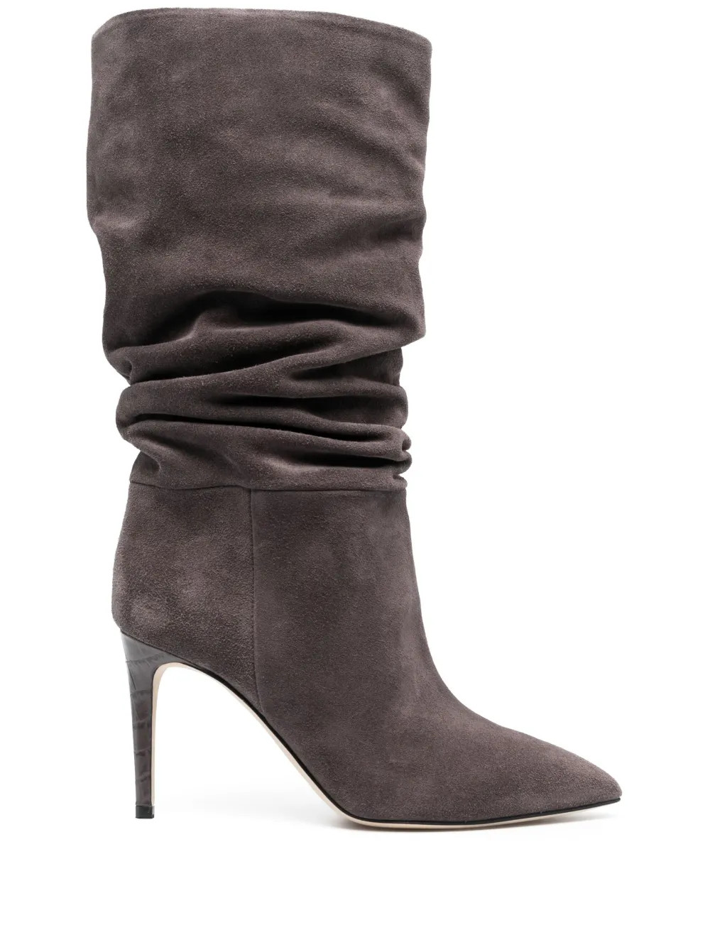 Paris Texas 90mm Slouchy Suede Boots - Farfetch | Farfetch Global