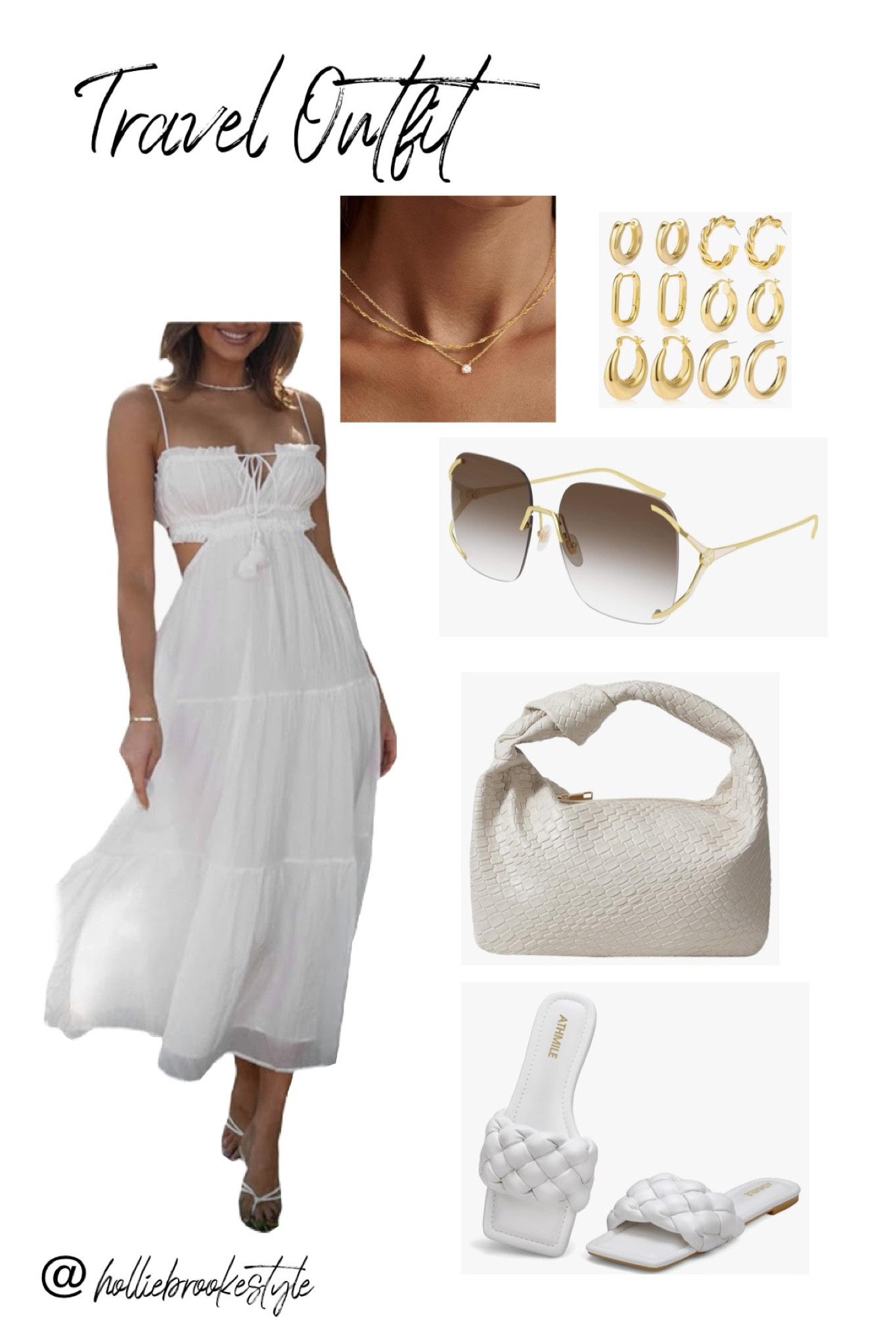 Travel outfit idea 

White dress
Travel outfit 
Beach dress 
Boho chic
Gucci sunglasses
Earrings
Vacation outfit
Summer outfit
Accessories 
Amazon finds
Easter dress
Spring fashion 
Travel outfit 
Vacation dress

#LTKOver40 #LTKStyleTip #LTKTravel