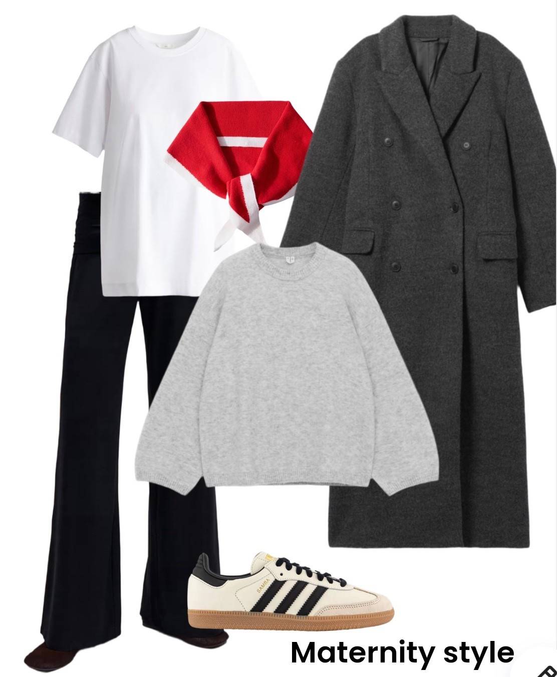 Helping with some pregnancy style inspo. The trousers and knitwear is non maternity but if you size it will be perfect with the elastic waistband, will be fab postpartum too.

#LTKuk #LTKmaternity #LTKeurope