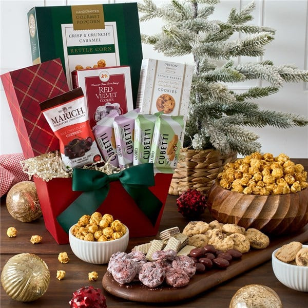 A Taste Of Christmas Gift Basket | GourmetGiftBaskets.com