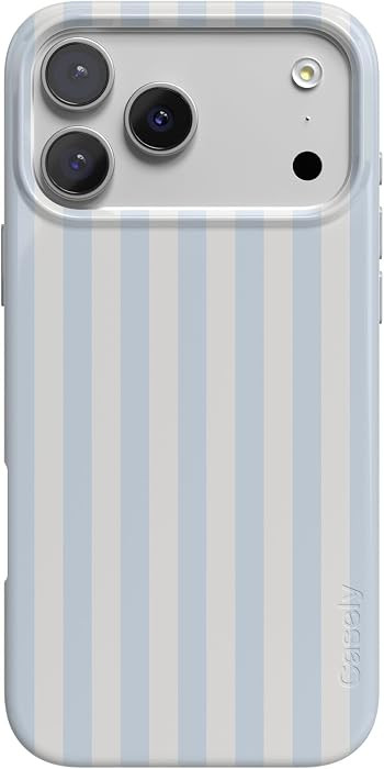 Casely iPhone 17 Pro Case | Sunday Best | Blue Stripes | Compatible with MagSafe | Classic Ultra ... | Amazon (US)