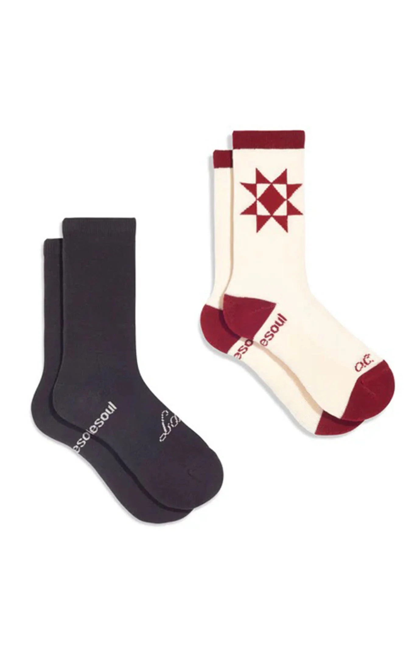 Doublesoul 2 Pack Mixed Orion High Crew Socks - Size Large | PacSun