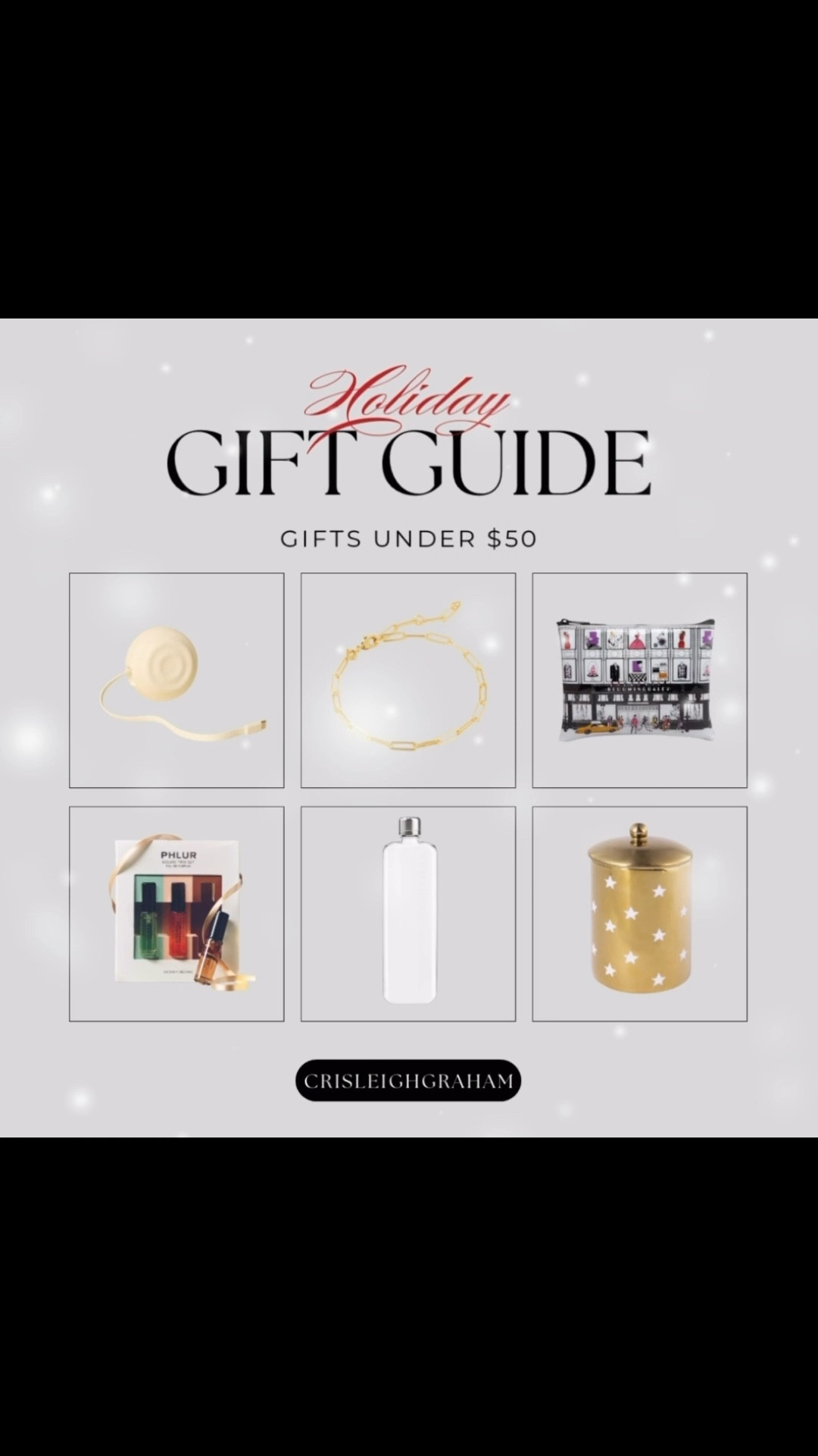 Some simple & gorgeous budget friendly gifts to get you started on your holiday shopping! I personally can’t wait to gift this super smart retractable charger I keep on me. The pretty Kendra Scott bracelet is the perfect stocking stuffer! 💫

#LTKHoliday #LTKGiftGuide #LTKFindsUnder50