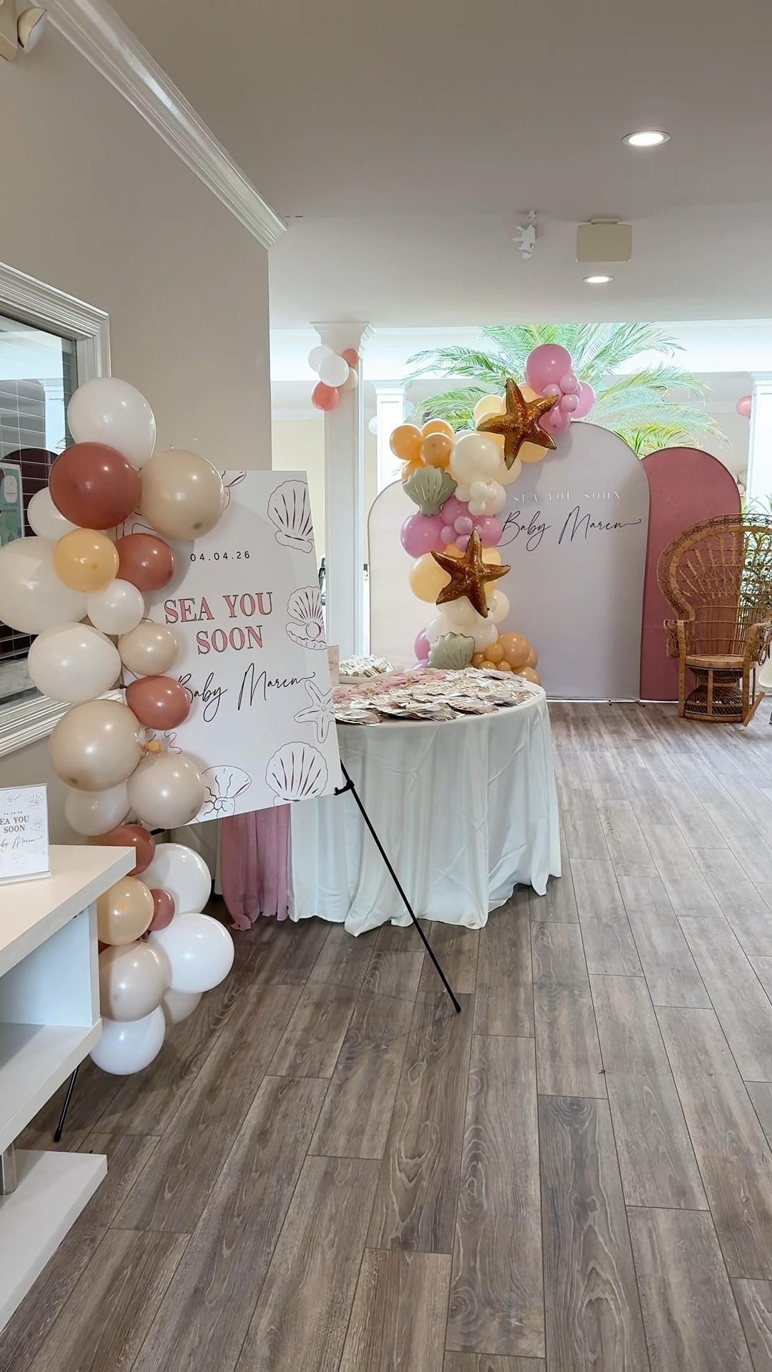 Sea you soon Baby Maren 🌊☀️ A neutral beachy baby shower that turned out just as perfect and extra as I imagined thanks to the best group of friends and family who are just as extra as I am. 😂 A croissant tower, juice bar with EIGHT different juices, an iced coffee bar, custom koozies and her own newspaper, can you tell how obsessed we are with her already 🤪

-
Girl baby shower, neutral baby shower, baby shower inspo, baby shower inspiration, beach baby shower, beachy party, summer baby shower #babyshower #beachbabyshower #babyshowerinspo #girlbabyshower #babygirl