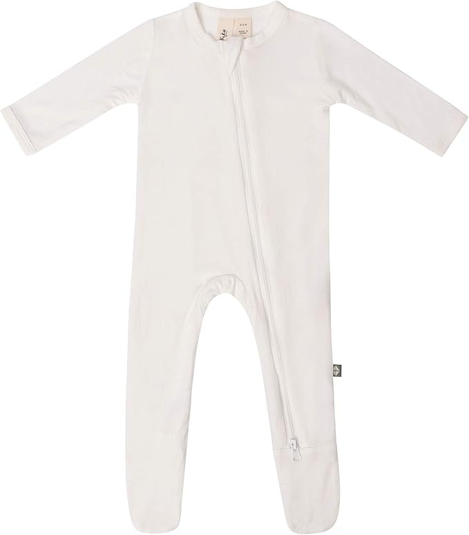 KYTE BABY Soft Bamboo Rayon Footies, Zipper Closure, 0-24 Months | Amazon (US)
