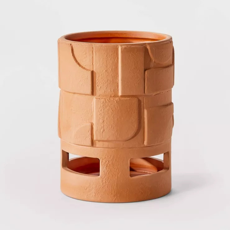Footed Terracotta Outdoor Planter Pot - Hilton Carter for Target | Target