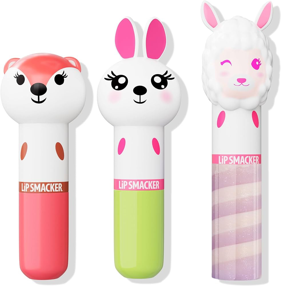 Lip Smacker Lippy Pals, Unicorn, Panda, Kitten, Lip balm for Kids - Foxy Apple, Hoppy Carrot Cake... | Amazon (US)