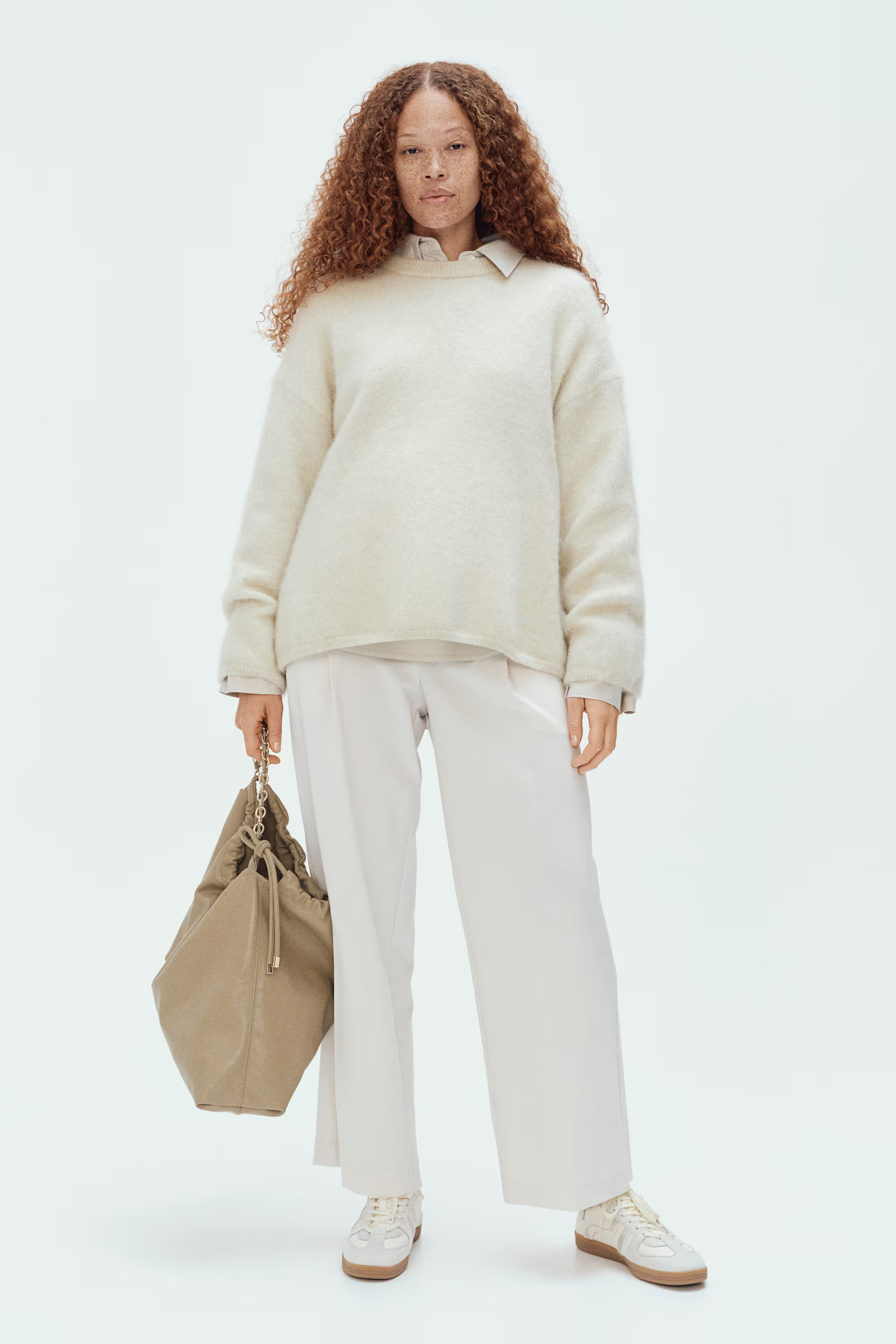 MAMA Wide tailored trousers | H&M (UK, MY, IN, SG, PH, TW, HK)