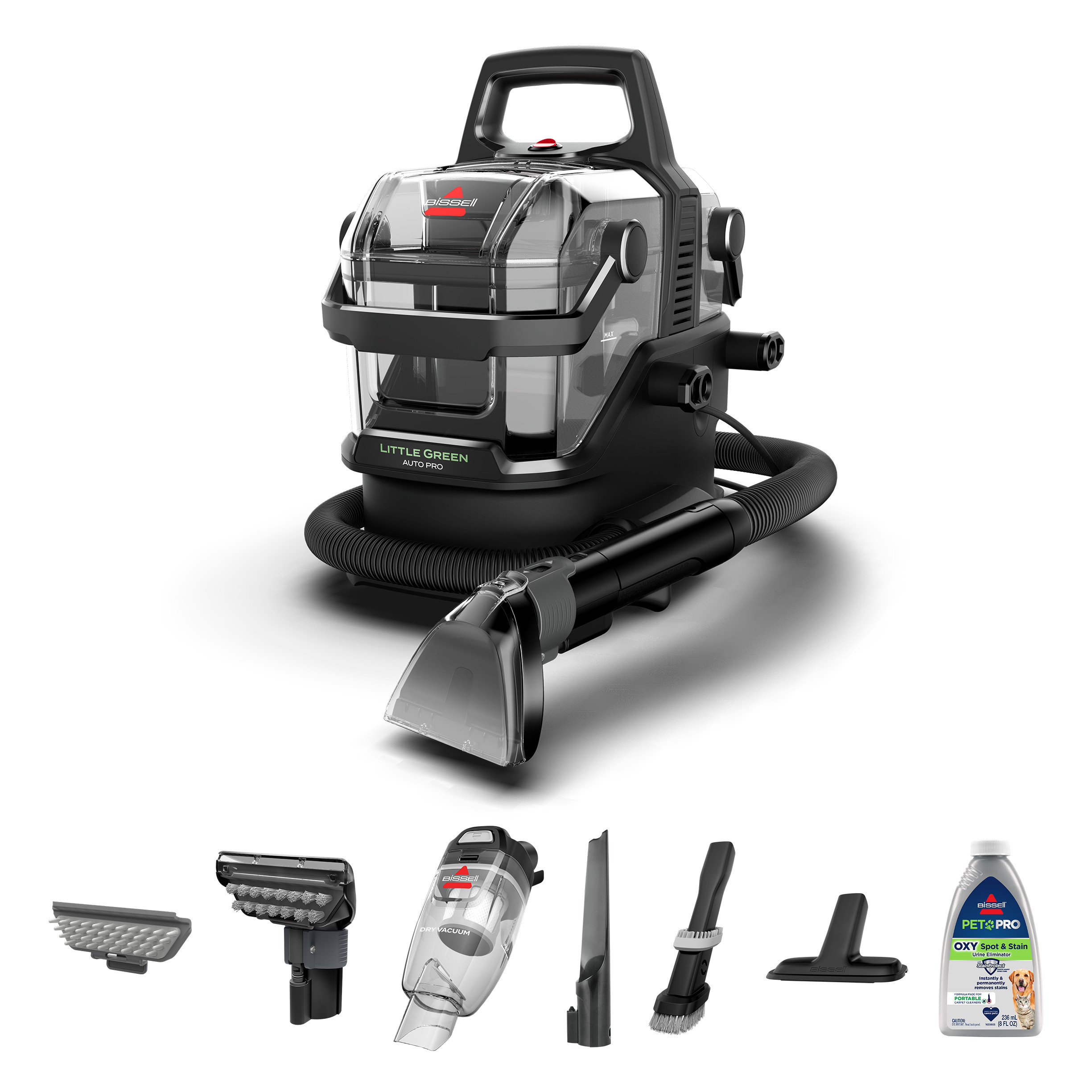 BISSELL Little Green Auto Pro Made for Pet Hair Carpet Cleaner one_size in Black | 3909L | Lowe's