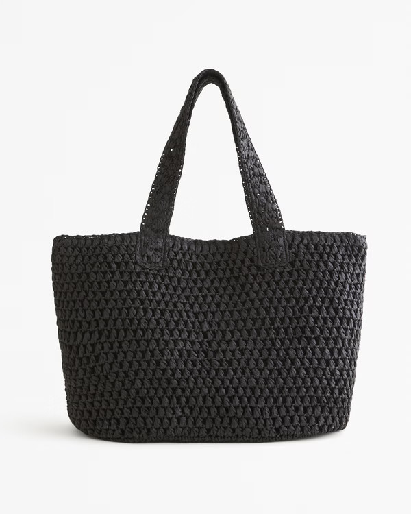 Straw Packable Tote Bag | Abercrombie & Fitch (US)