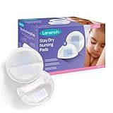 Lansinoh Stay Dry Disposable Nursing Pads for Breastfeeding, 100 Count | Amazon (US)