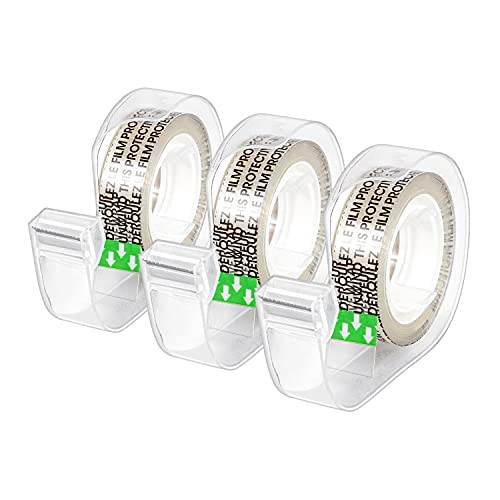 Amazon Basics Double Sided Refillable Permanent Tape with Dispenser, Narrow Width, 1/2 x 252 inches, 3-Pack, Translucence | Amazon (US)