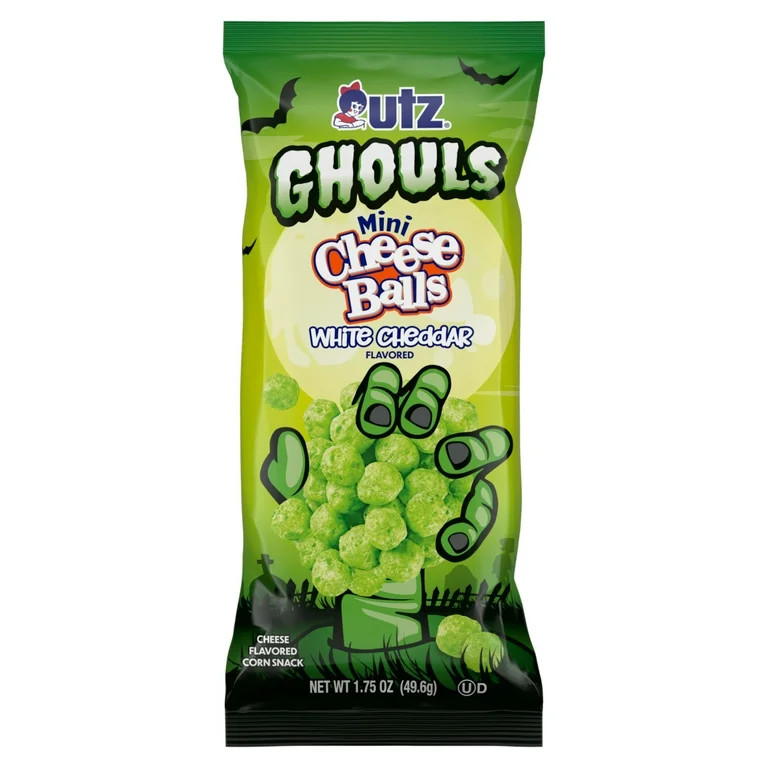 Utz Mini White Cheddar Zombie Cheese Balls 1.75oz | Walmart (US)