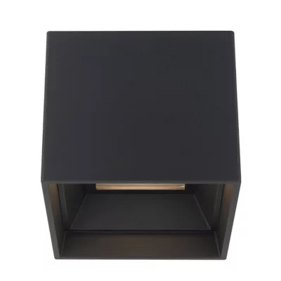 Downtown LED Outdoor Square Flushmount | Lumens